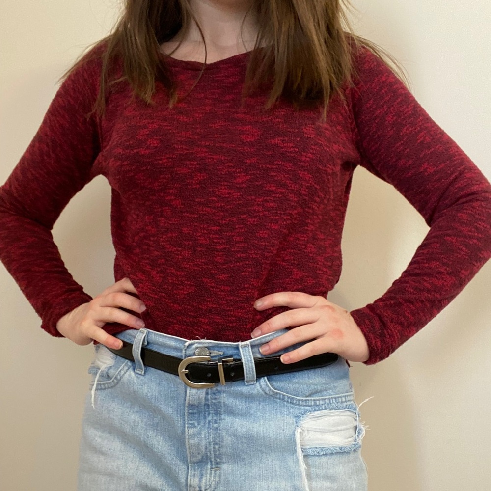 Red Longsleeve Tee